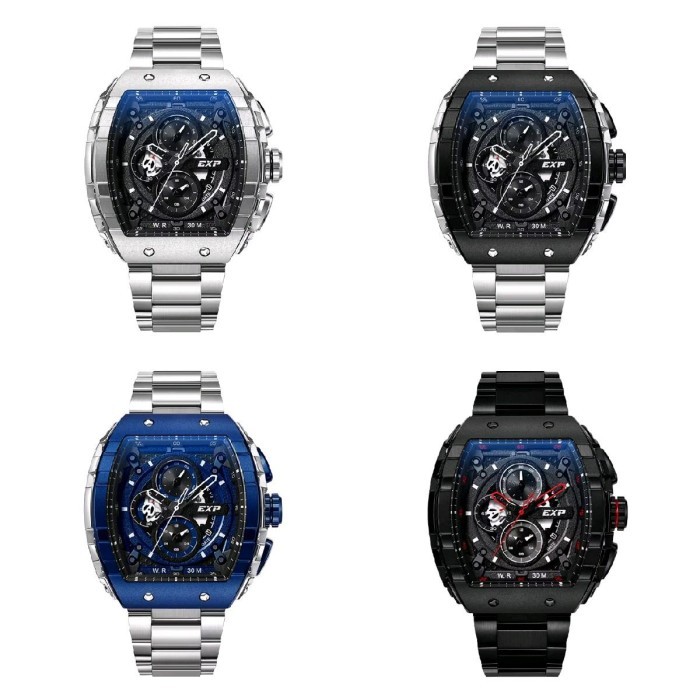 Jam Tangan Pria Expedition 6782 E6782 E 6782 Stainless steel Original