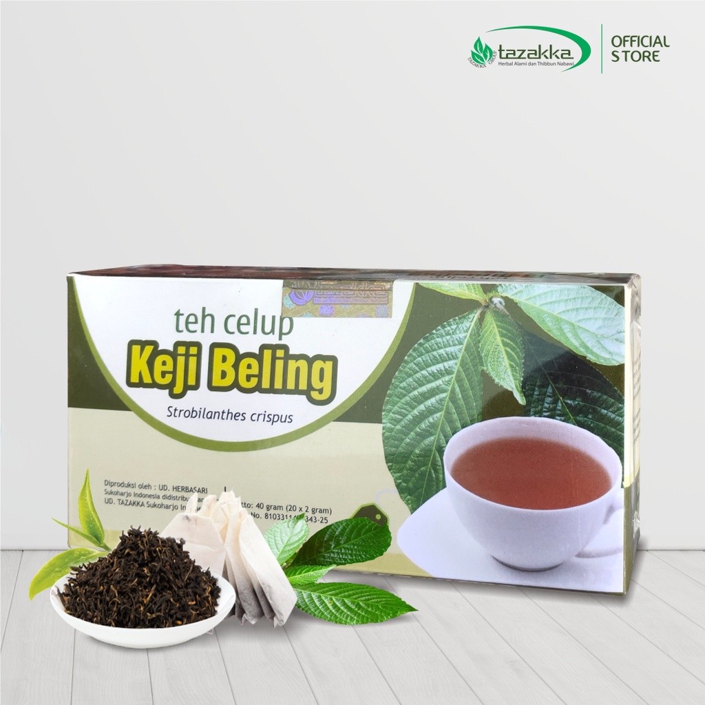 

Teh Keji Beling Tazakka Minuman Herbal Celup Isi 20 Kantong Sachet Box Herbs Tea Peluruh Batu Ginjal Kemih Meningkatkan Sistem Kekebalan Tubuh