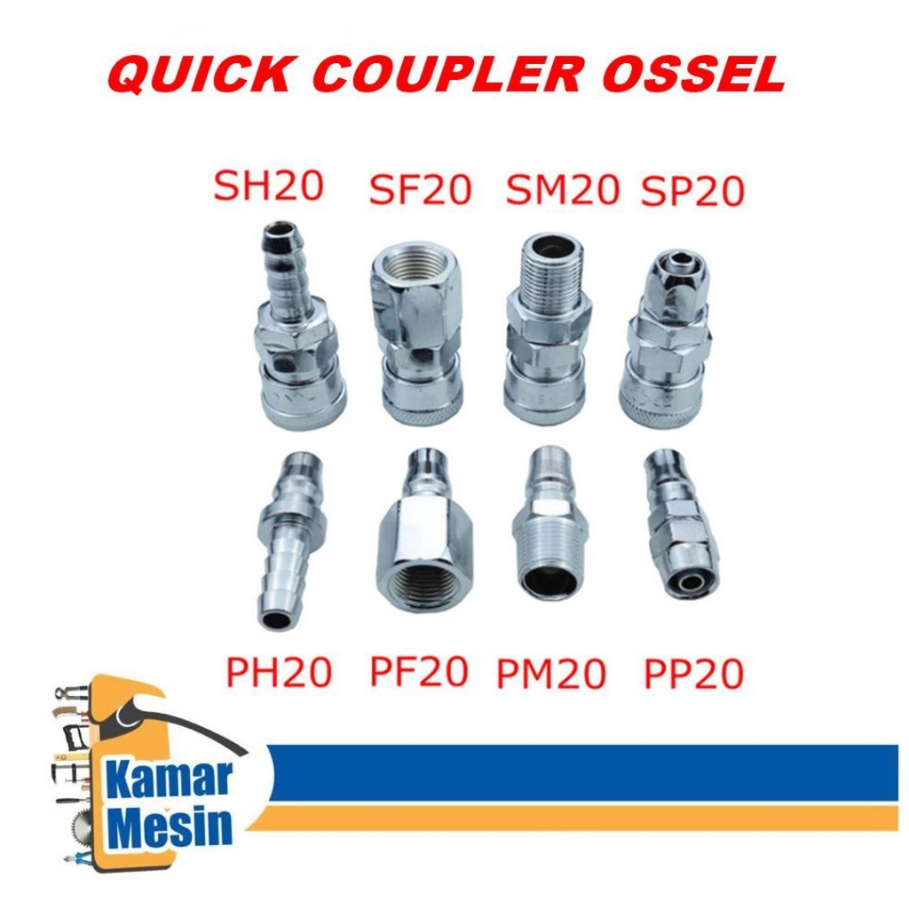 Quick Coupler Coupling Nepel Coupler Kompresor Quick Coupling Kompresor