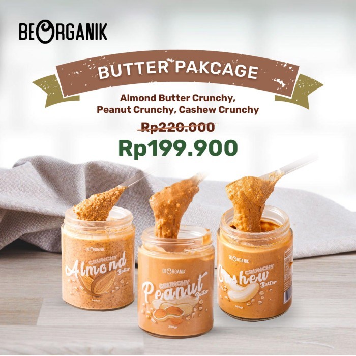 

New Arrival Butter Package Crunchy Beorganik