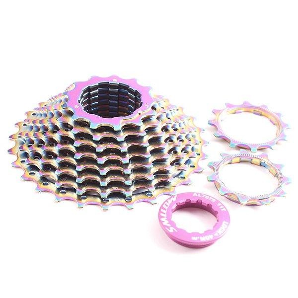 Sprocket RAINBOW 10 Speed 11 28T Pelangi Cassette freewheel 10speed - Warna