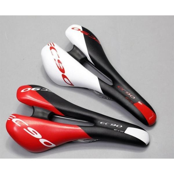 SADEL EC 90 EVO sepeda SADDLE fisik ROAD bike balap mtb lipat seli XC - Hitam Putih