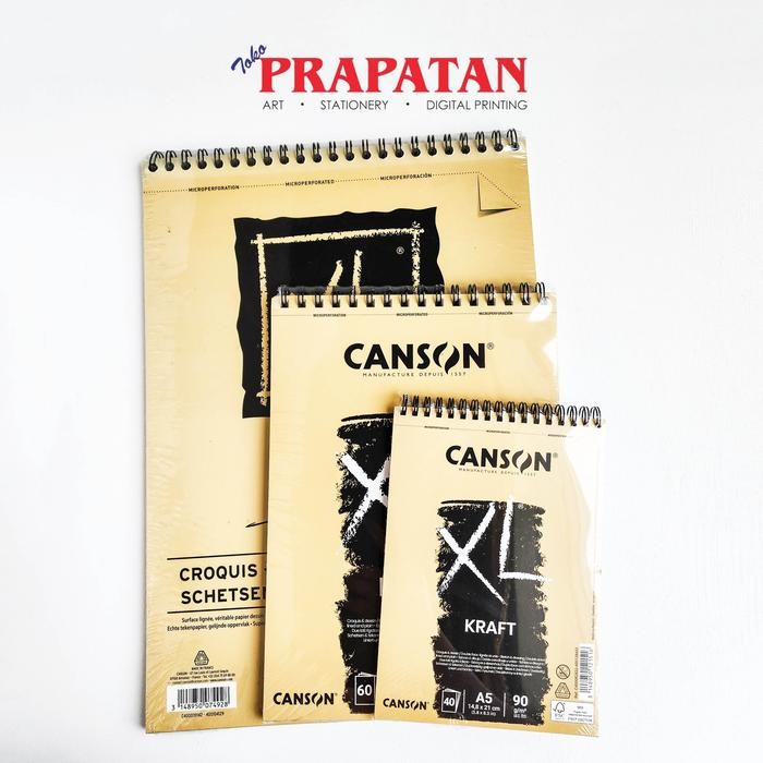 

TERLARIS! Canson XL Kraft Croquis Sketchbook - A4
