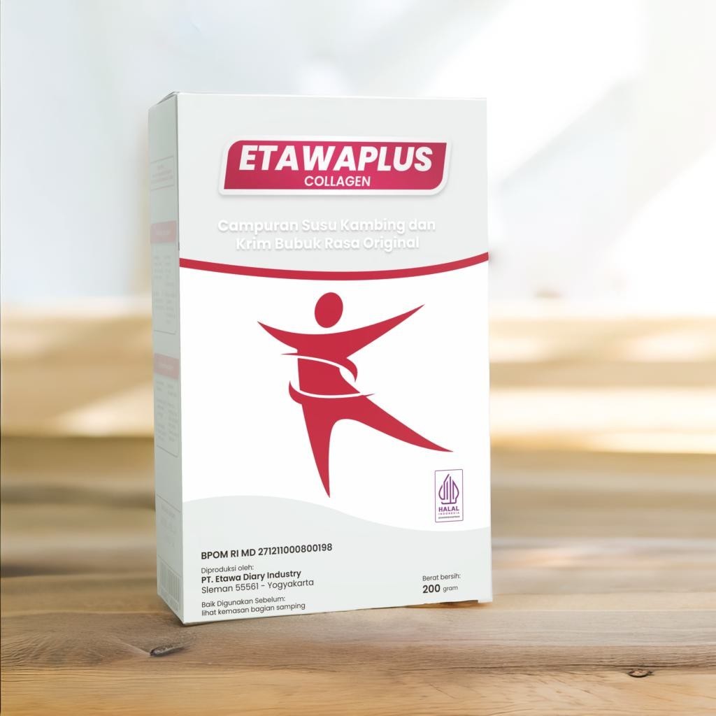 

Etawaplus Collagen - Susu Kambing Etawa dan Kolagen Untuk Tulang sendi , Mencegah Penuaan Dini , Mengencangkan Kulit , Asam urat & Regenerasi Sel - 2 Box