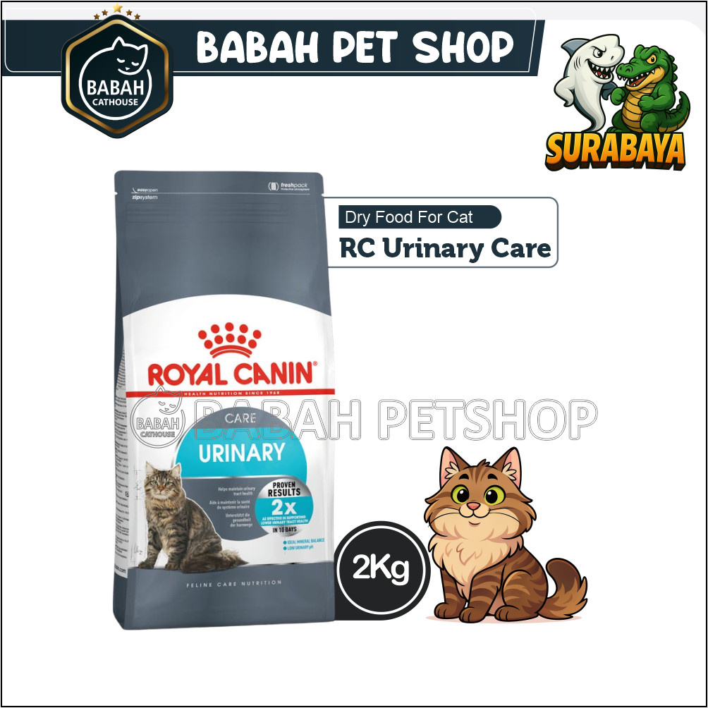2kg ROYAL CANIN URINARY CARE cat food rc urinari so adult makanan kucing sakit saluran susah kencing