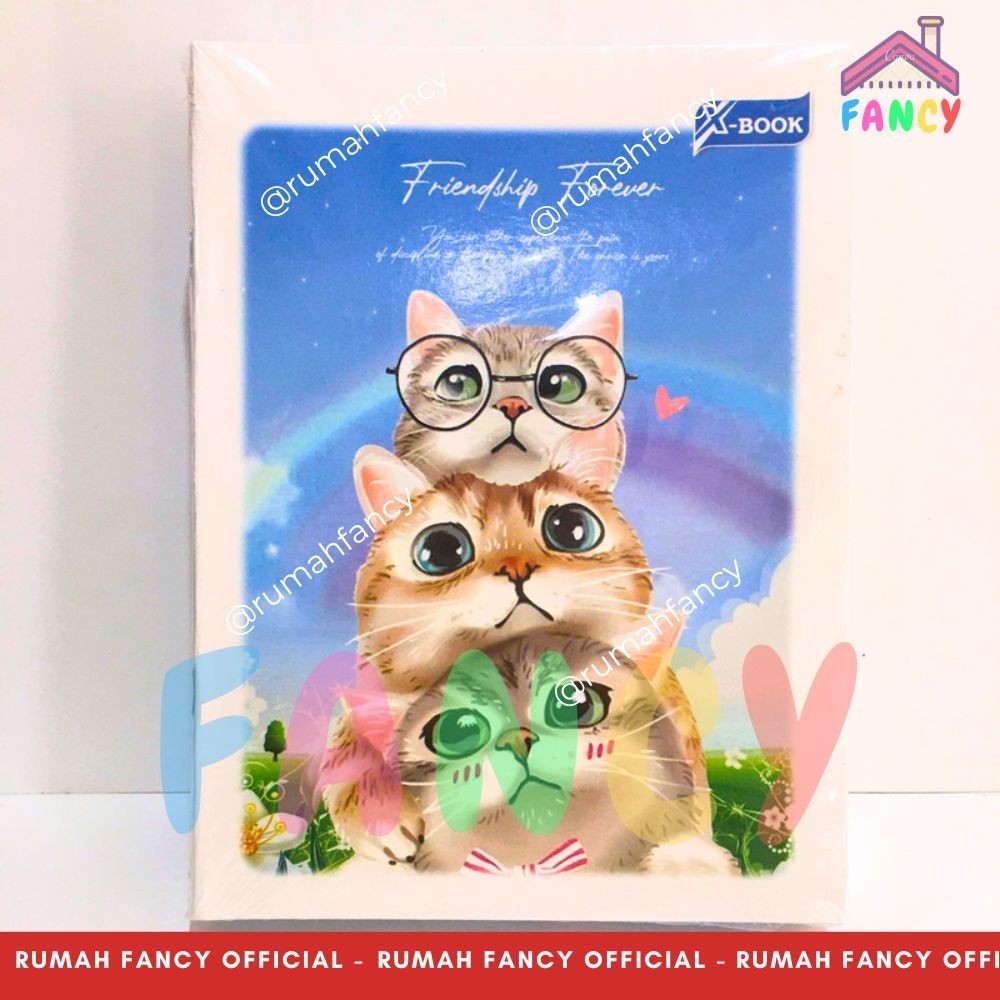 

JAMIN MURAH !!![1 PAK ISI 10 PCS] BUKU TULIS SEKOLAH UKURAN A5 X-BOOK KWARTO ISI 58 LEMBAR MOTIF LUCU KUCING / HEROES 2024 NEW(BISA LANGSUNG ORDER)