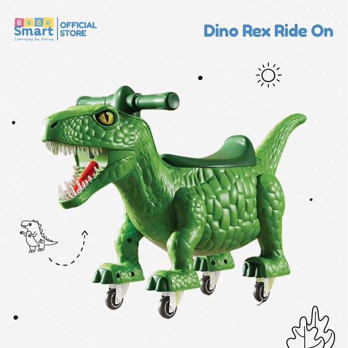Dino Rex Ride On / Mainan Dino / Mainan Anak / Dino Rex Bisa Dinaiki / Ride On - Green