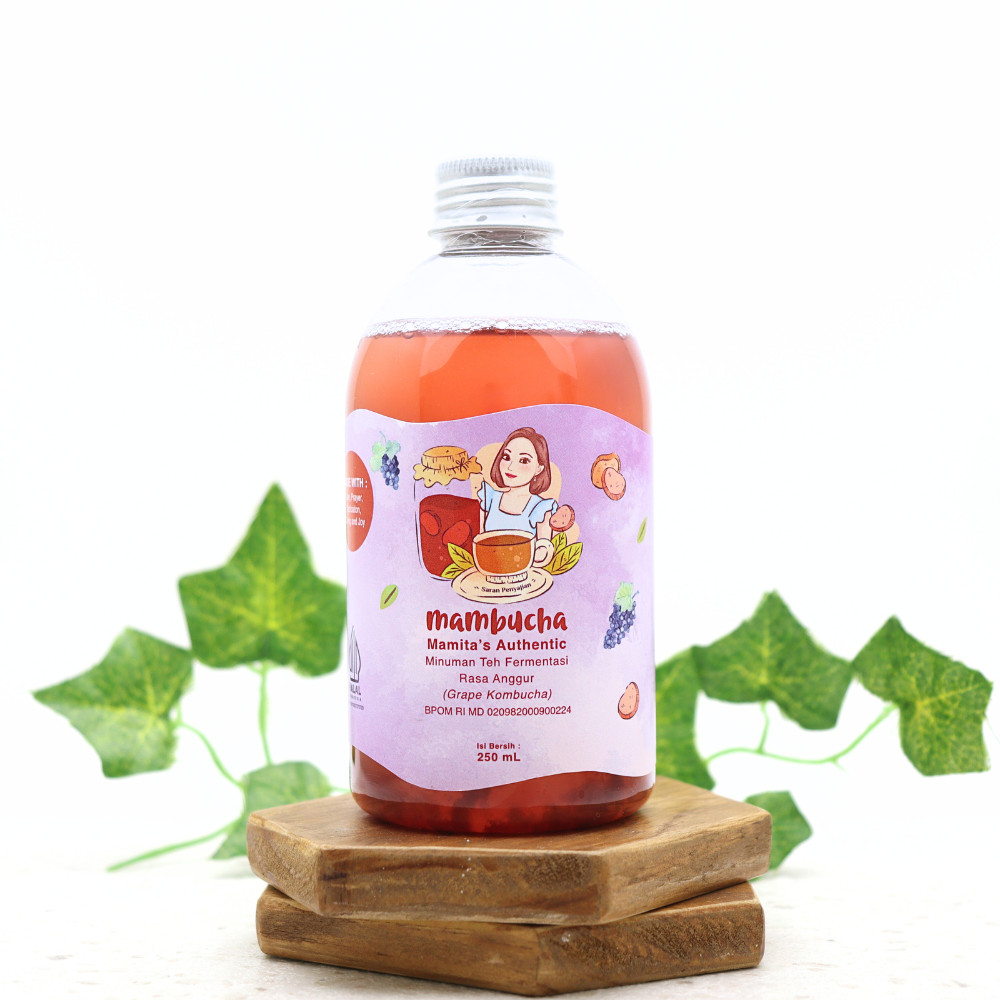 

250ml Fruity Grape Kombucha Teh Fermentasi - Mambucha