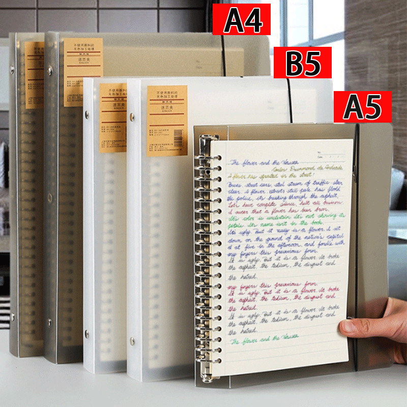 

Loose Leaf Notebook Planner A4/A5/B5 Replaceable Refill Binder Ring BUJO 6 styles Refills School Student Supplies Stationery