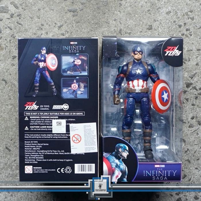 ZD Toys CAPTAIN AMERICA Action Figure Marvel