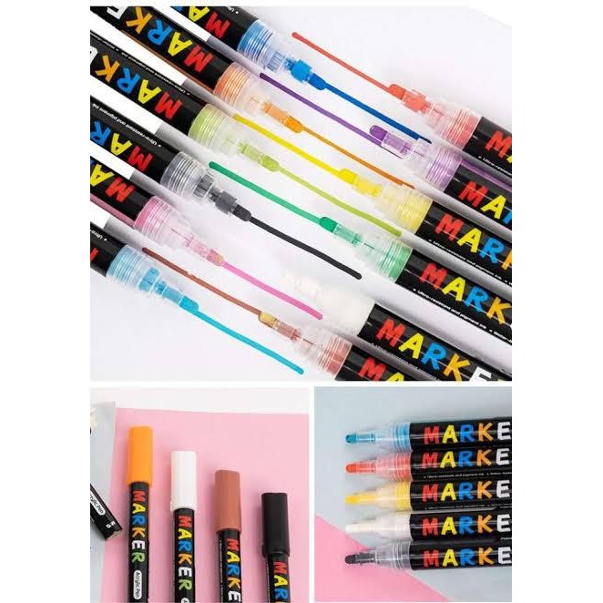 

M&G Acrylic Marker / Spidol Akrilik 2mm Permanen Serba Guna Multi Surface