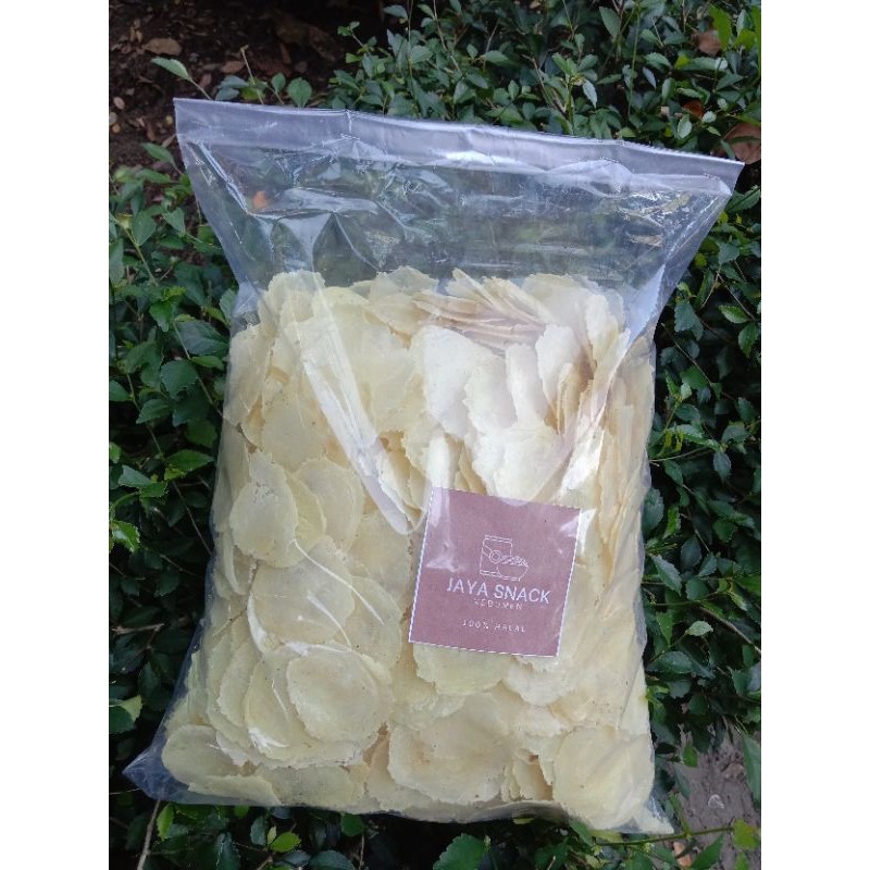 

Emping melinjo kemasan 1kg/Emping per 2 biji melinjo/super kering tipis/Emping melinjo asli ambal
