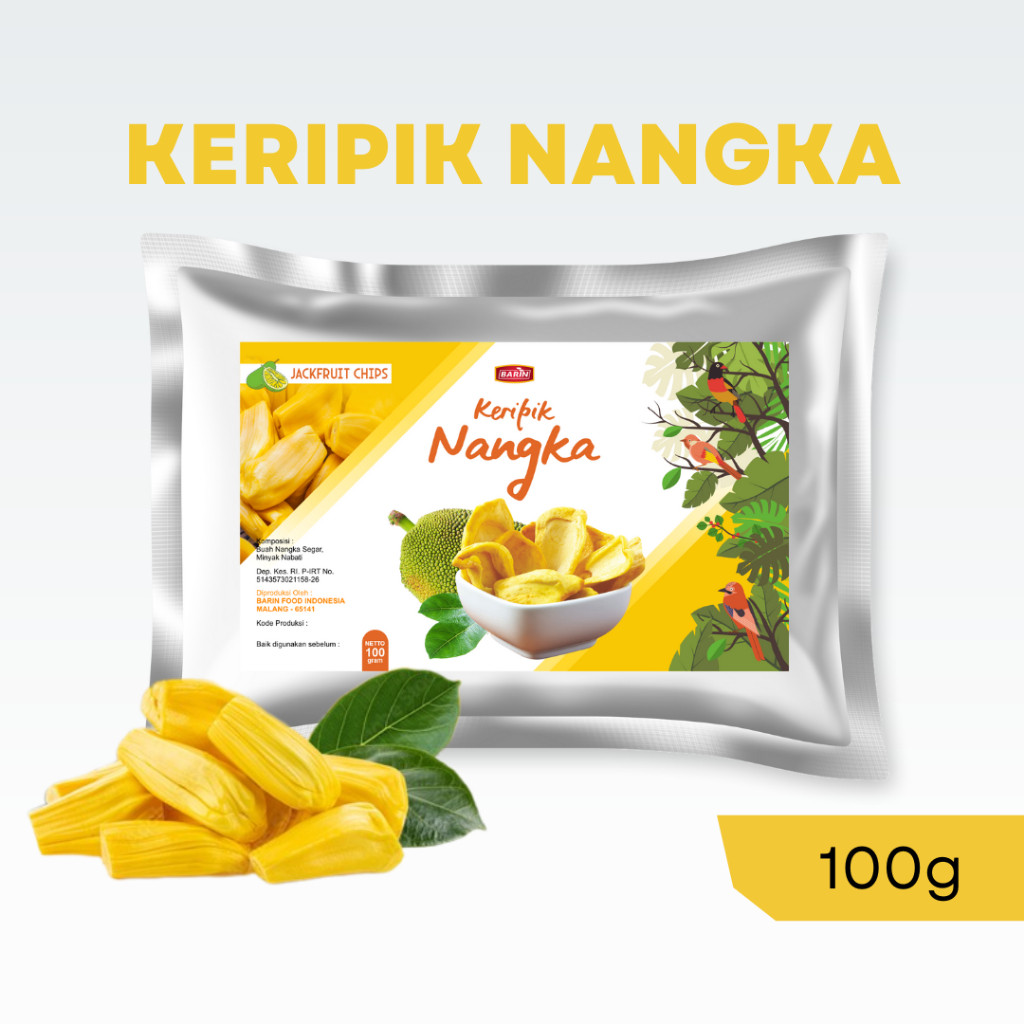 

Ready Barin Keripik Nangka Khas Malang 100 Gram