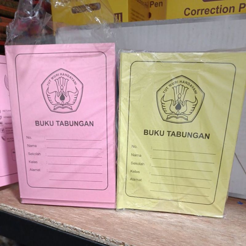 

Buku tabungan per pack isi 50 buku