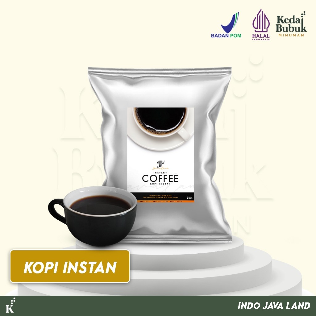 

Javaland Bubuk Instant Coffee / Kopi Instan 500Gram - Café Premium
