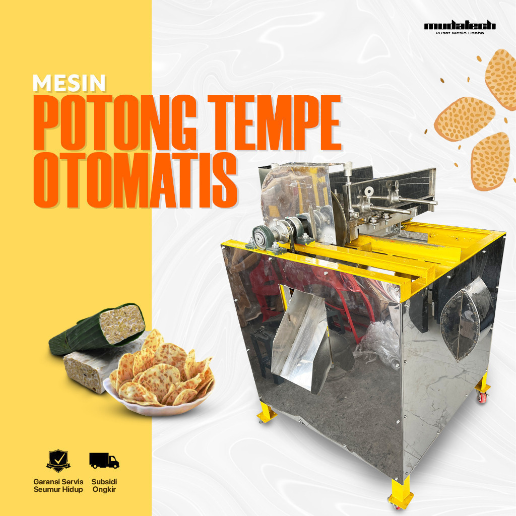 Mesin Potong Tempe Otomatis Alat Perajang Keripik Tempe Pemotong Tempe Otomatis