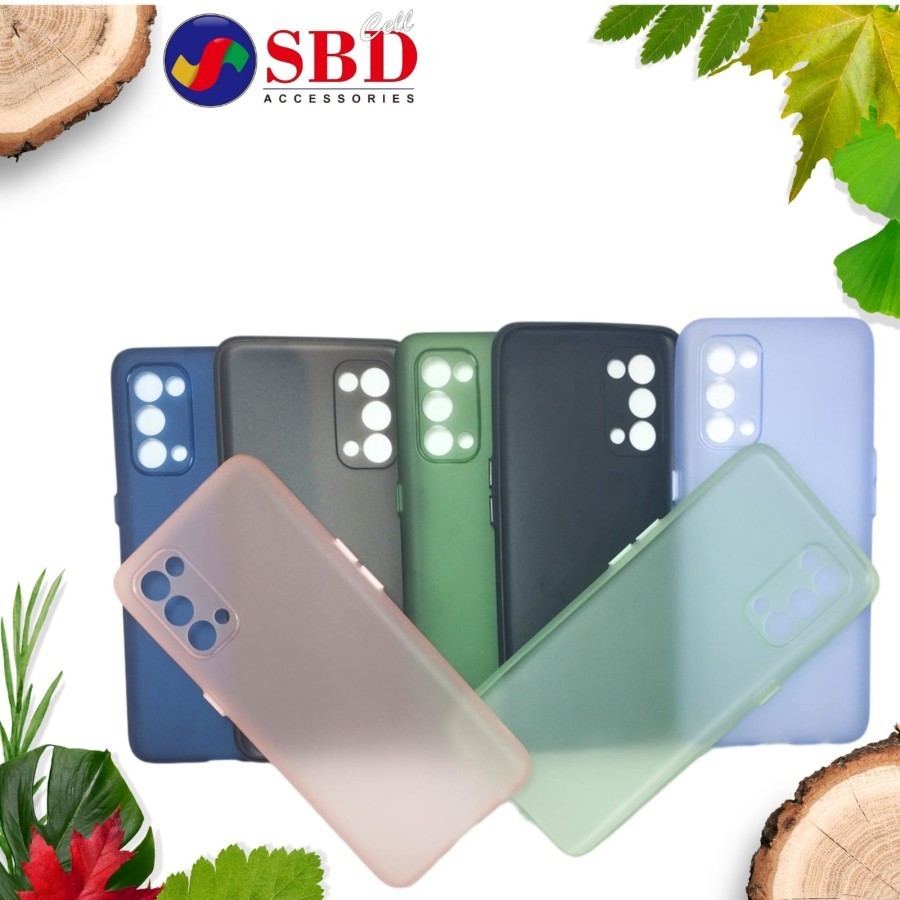 Oppo Reno5 4G/Reno 5 5G Casing Slim Tipis 0.3MM Ultra-thin Mate Case