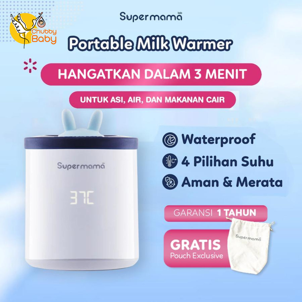 Supermama Lab Portable Milk Warmer | Pemanas/Penghangat Susu ASI Bayi