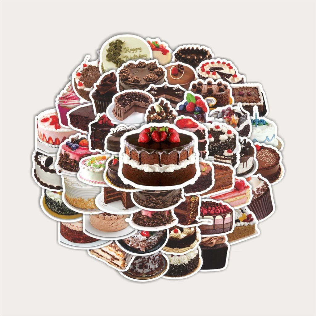 

Sticker Pack Stiker Aesthetic Random Cake Birthday [Kue Ulan Tahun] | Sticker TUMBLR | Stiker LAPTOP KOPER HELM