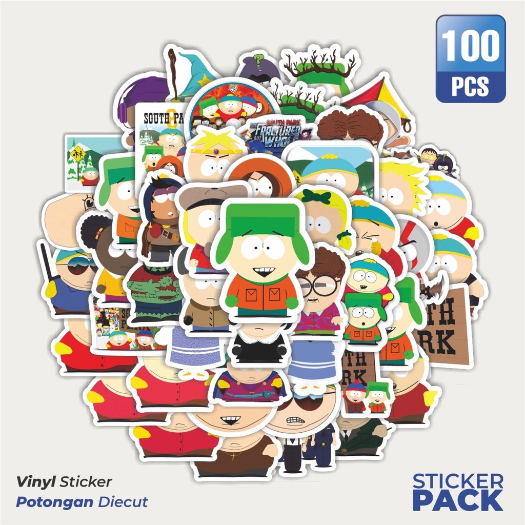 

Stiker Vinyl Stiker Kartun Animasi South Park Waterproof Aesthetic- Untuk Laptop, Motor, dan Helm - Paper Stationery Pack