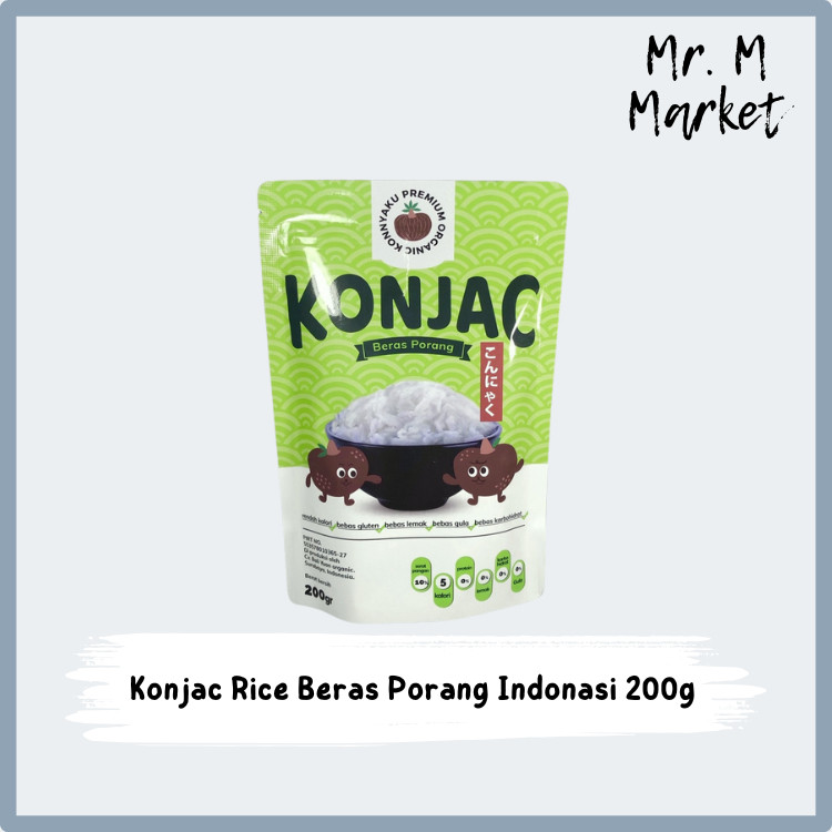

Konjac Rice Beras Porang Shirataki 200gr Halal - Beras Diabet / Beras Diabetes BPOM
