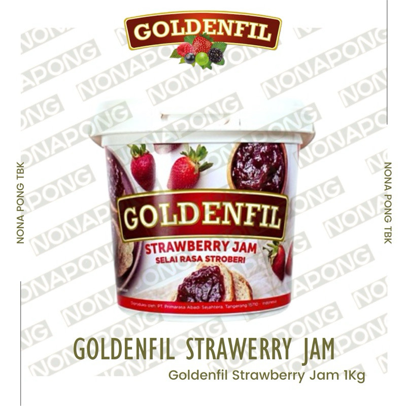 Selai Strawberry | Strawberry Jam | Goldenfil Strawberry Jam | Goldenfil Selai Strawberry | Goldenfi