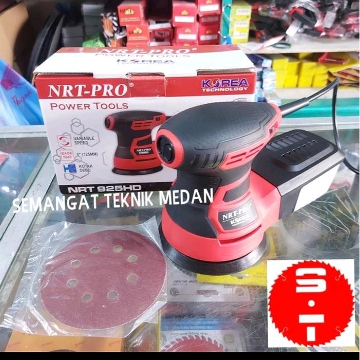 Hot Produk NRT925HD MESIN SANDER AMPLAS KAYU ORBITAL SANDER 5" NRT-PRO NRT 925 HD Terbaik dan Terlar