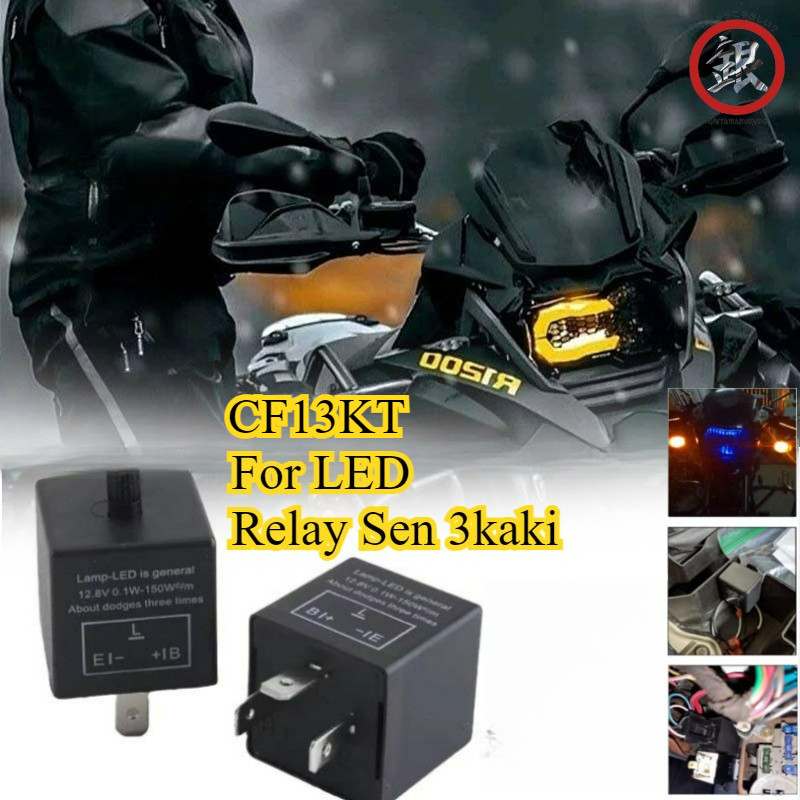 (Original )Flasher Sein Led/Relay Sen 3kaki/Flaser Relay Relay Flasher Mobil Motor Mobil Plaser Ples