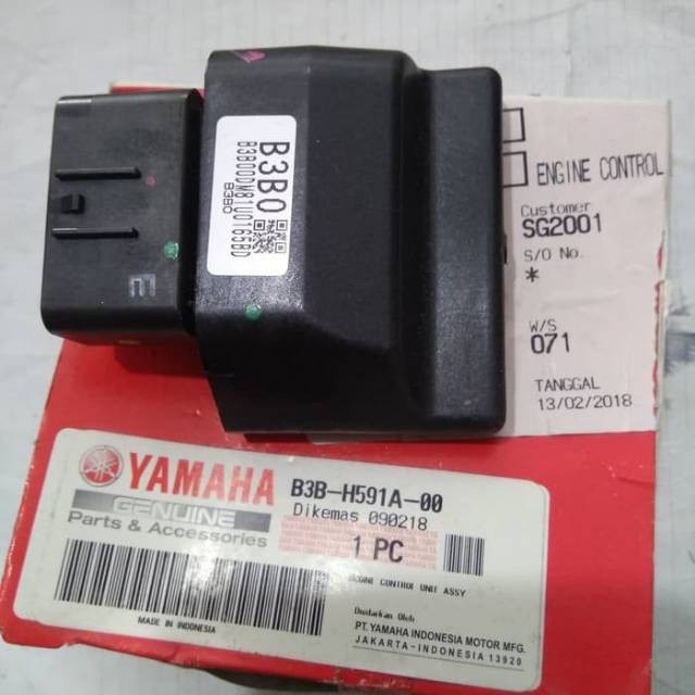 ECU CDI engine control unit Assy Mio S 125 ORIGINAL YGP B3B-H591A-00