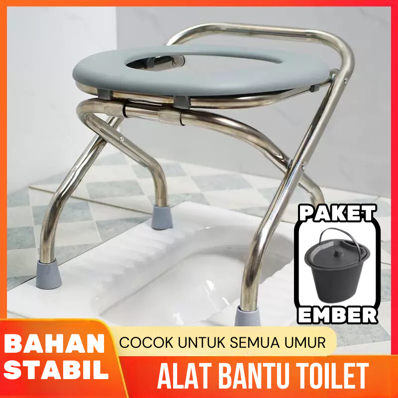 New Kursi Toilet Lipat Kursi Toilet Kursi Toilet Praktis Kursi Toilet Untuk Orang Tua atau Ibu Hamil