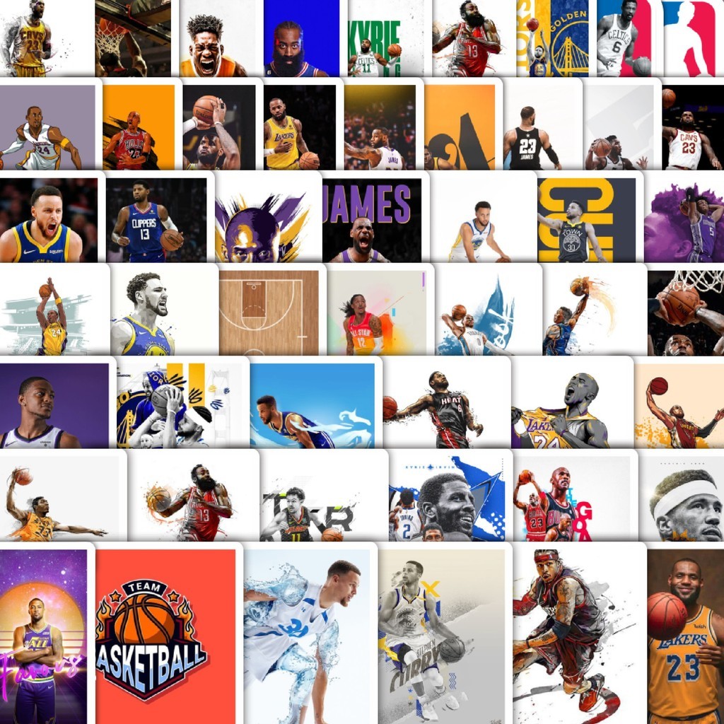 

Stiker Cutting Pack Stiker NBA Basketball Isi 100Pcs Series Aesthetic Lucu Keren Untuk Koper Bahan Vynil