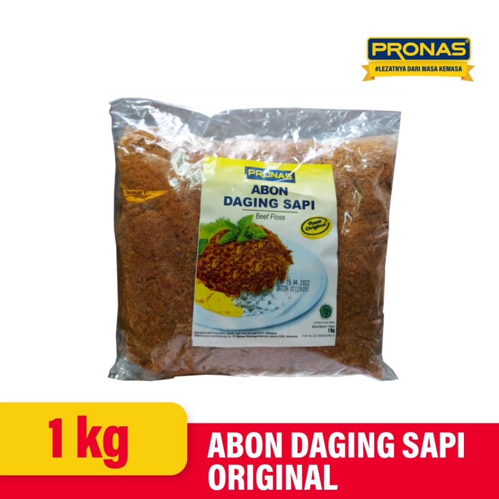 

Pronas Abon Sapi Original 1kg Halal Berkualitas