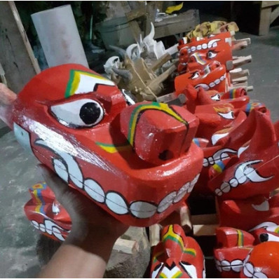 Barongan Kepruk Banteng Kepala Barongan Jaranan Barong Reog Devil