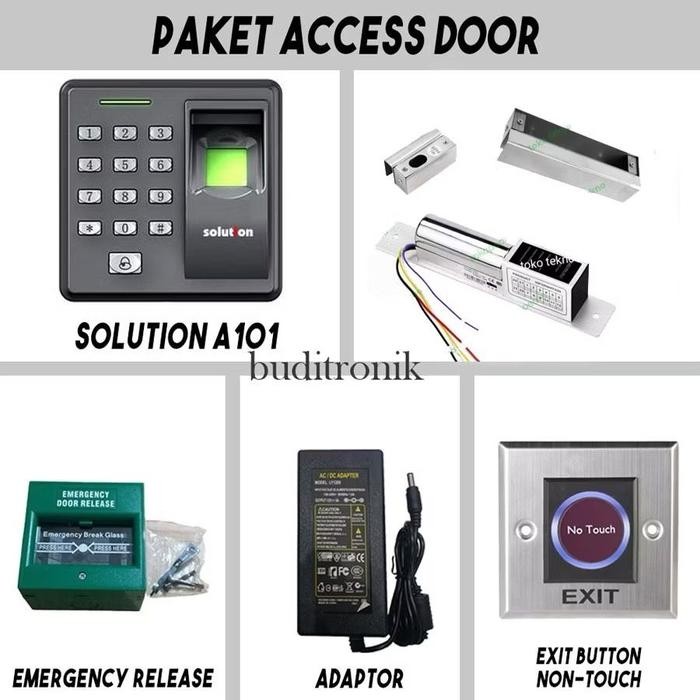 

Paket Access Control / Paket Akses Door / Paket Solution A101 - SOLUTION A101 Sale