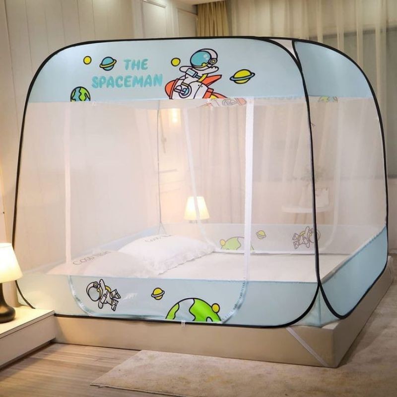 Kelambu Tenda kelambu Lipat 200x200 Original Tempat Tidur Dewasa Kelambu Nyamuk