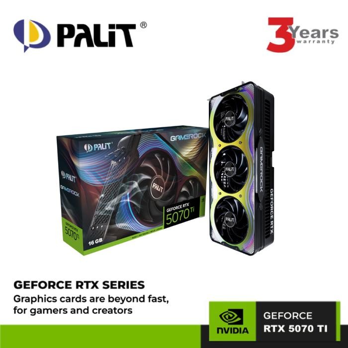 PALIT GeForce RTX 5070 Ti GameRock 16GB GDDR7
