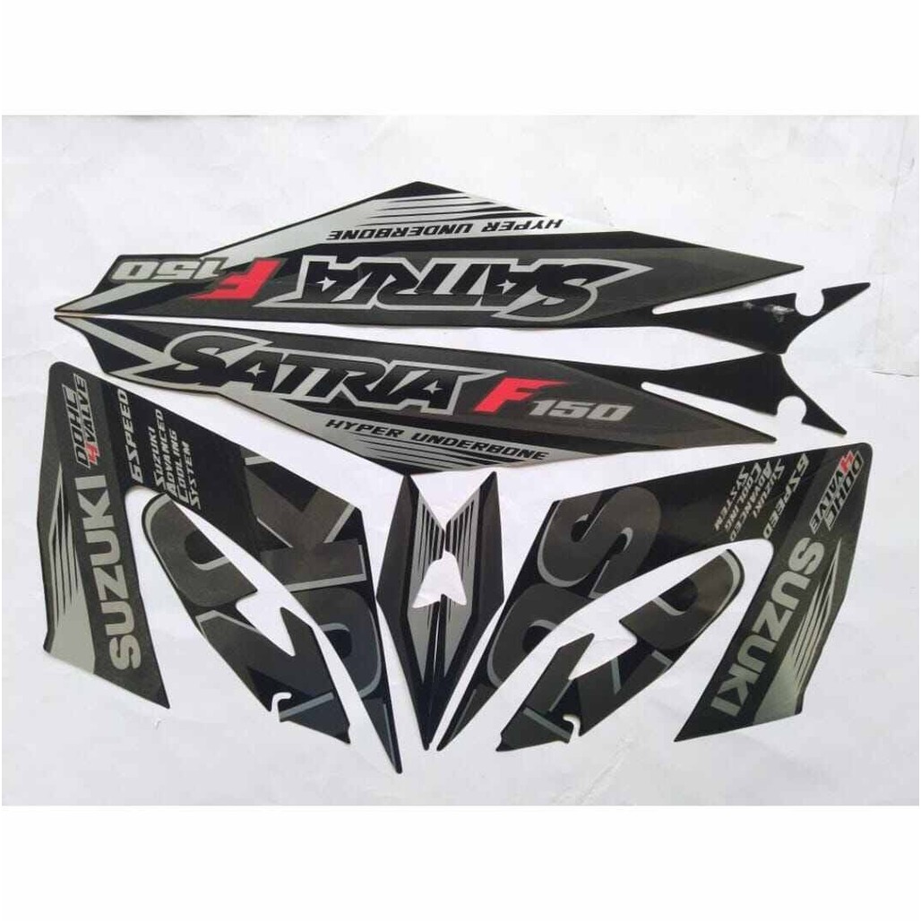 Striping Ori Suzuki Satria Fu 2015 stiker bawaan original satria f 150