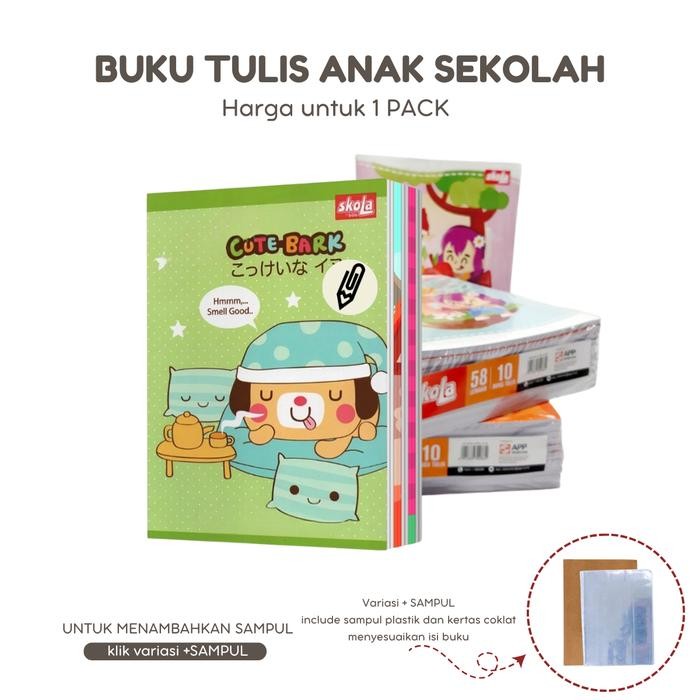 

Buku Tulis SKOLA 58 Lembar Pak Isi 10 Buku Catatan Sekolah - 1PAK SKOLA 58