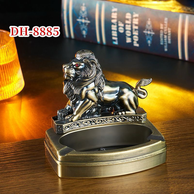 Best Seller Terbaru Mancis Korek Api Model Asbak Motif Singa Macan Kuda Naga DH