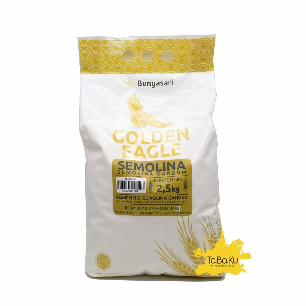 

Terlaris Tepung Golden Eagle Semolina 500gr