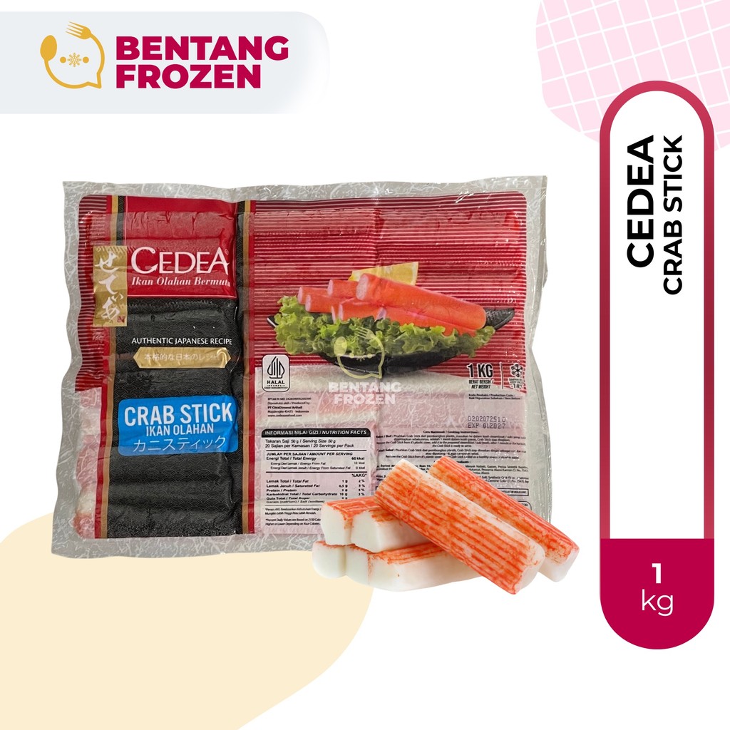 

Cedea Crab Stick 1kg / Stick Kepiting