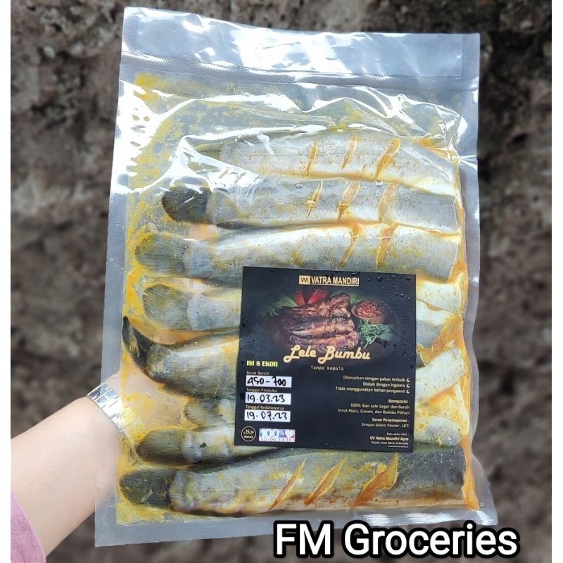 

Lele bumbu kuning tanpa kepala isi 8 ekor