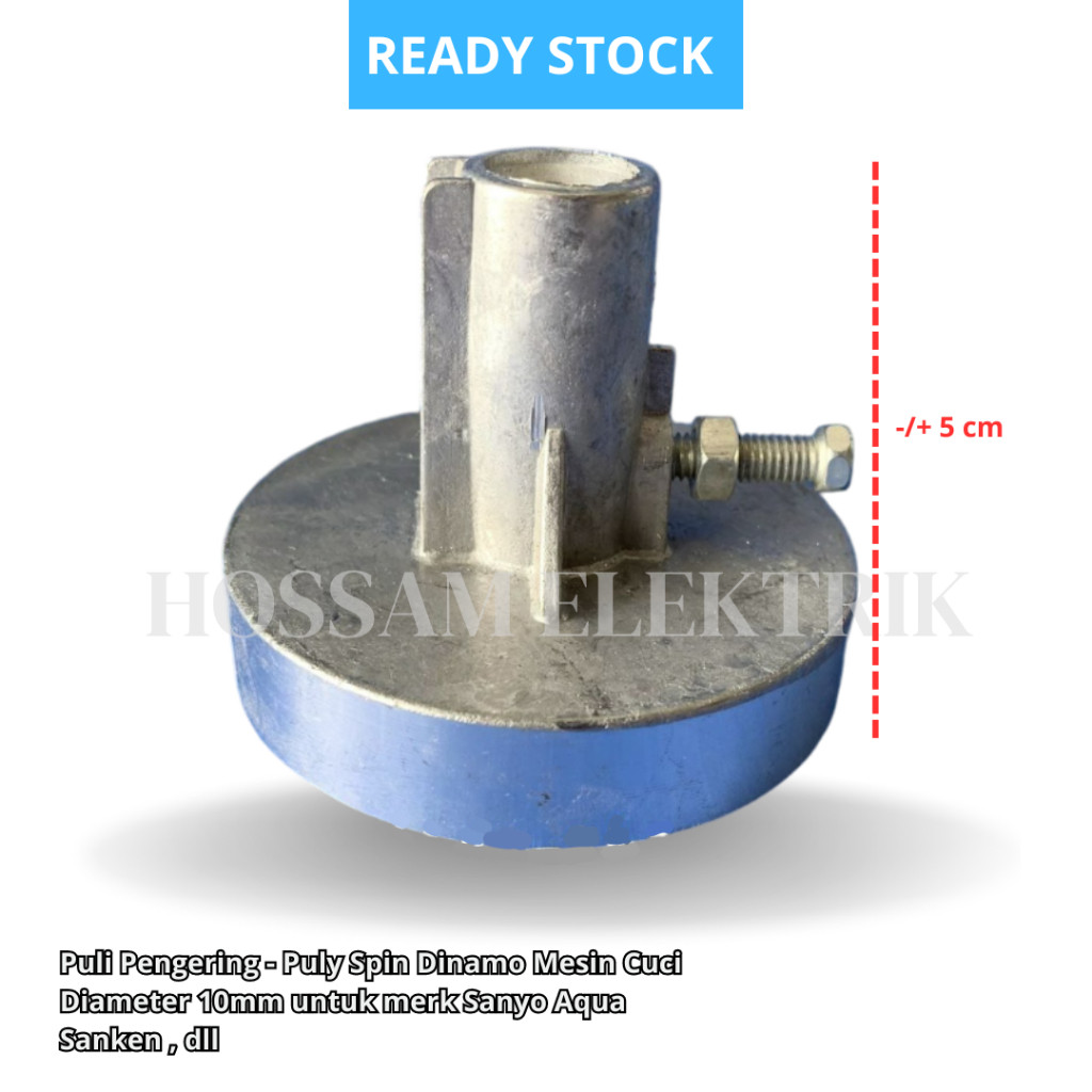 Pully Dinamo Spin Pengering Mesin Cuci Puli Dinamo Spin Mesin Cuci Diameter 10 Mm Sanyo Aqua Sanken