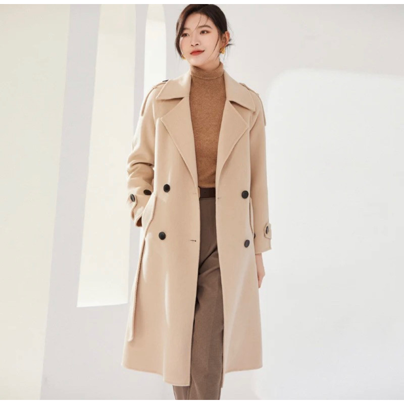 Coat Panjang Wanita Korea / long coat blazer wanita Musim Dingin / Blazer Wanita