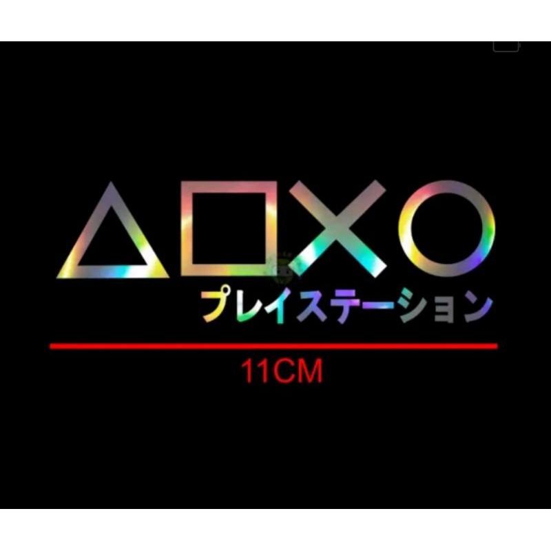 

Sticker PlayStation Kenji Text Cutting Ukuran 11cm