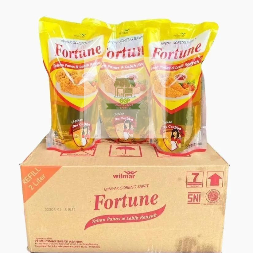 

1 DUS Minyak Fortune 2 Liter Kemasan Pouch | Minyak Goreng Fortune isi 6 pcs