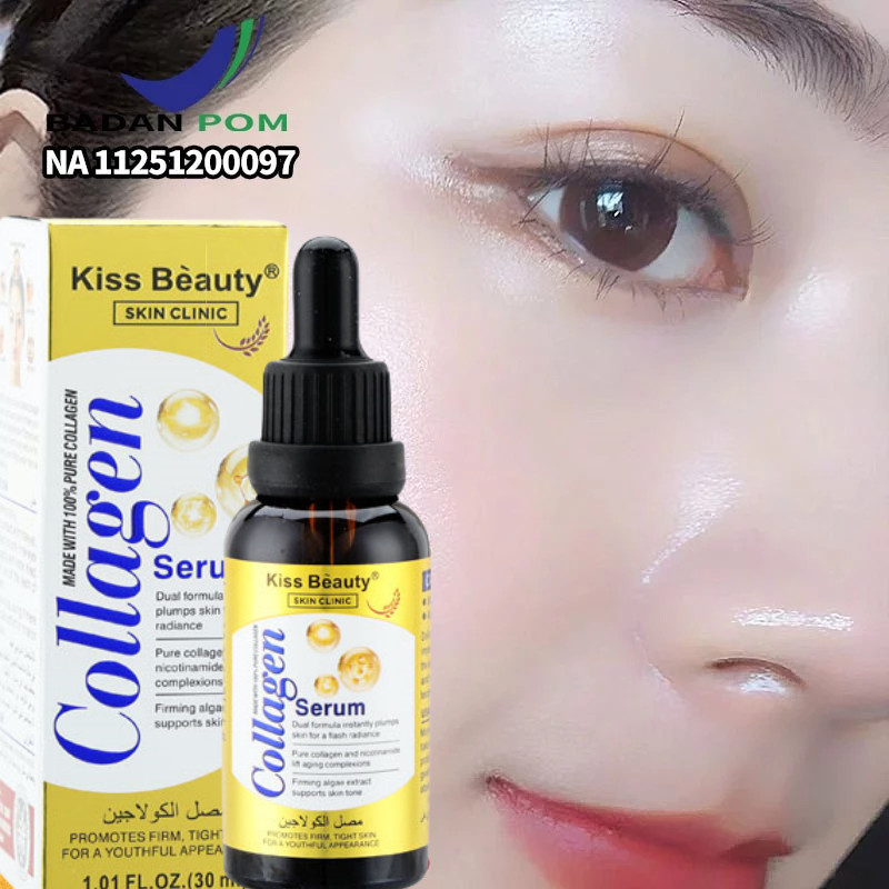 Collagen Essence Serum 30ml Penghilang flek hitam Pemutih permanen Mencerahkan Kulit Pelembab wajah 