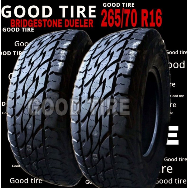 PROMO BRIDGESTONE DUELER AT 265-70-16 R16 COPOTAN SEKEN SECOND BEKAS BAN MOBIL TRITON STRADA 4X4 HIL