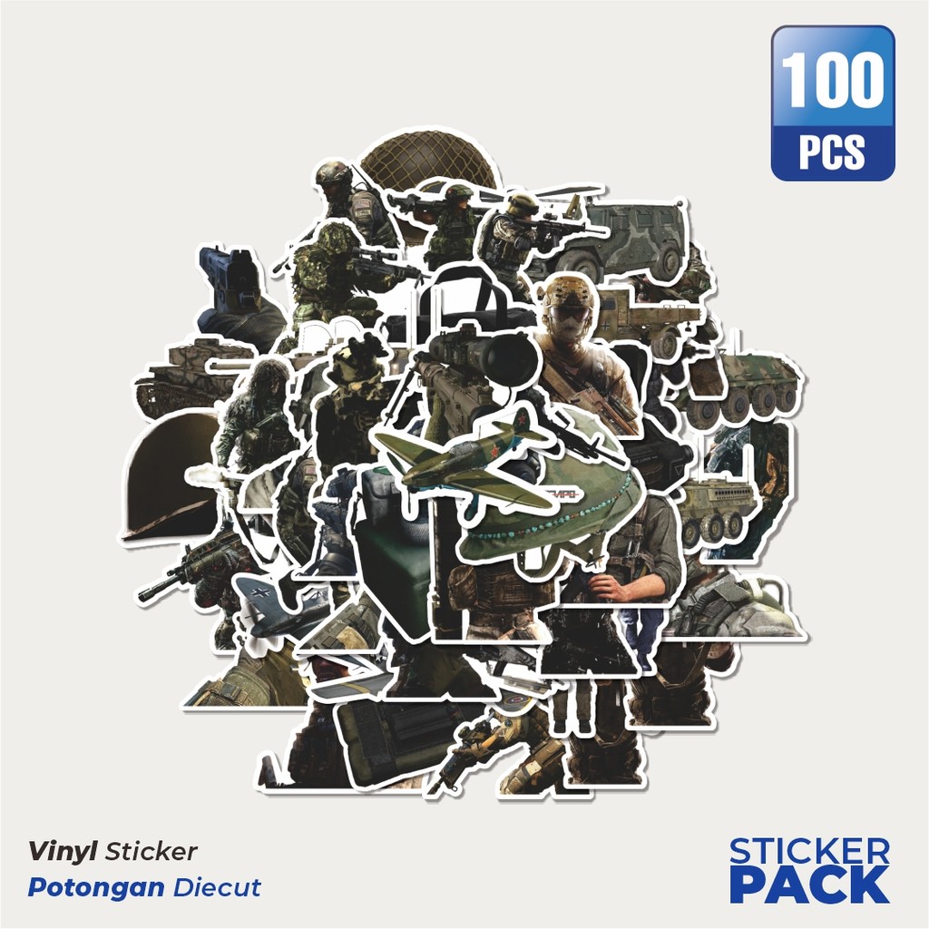 

Stiker Vinyl Stiker Military Enthusiast Series B [Seri Penggemar Militer] Waterproof Aesthetic- Untuk Laptop, Motor, dan Helm - Paper Stationery Pack