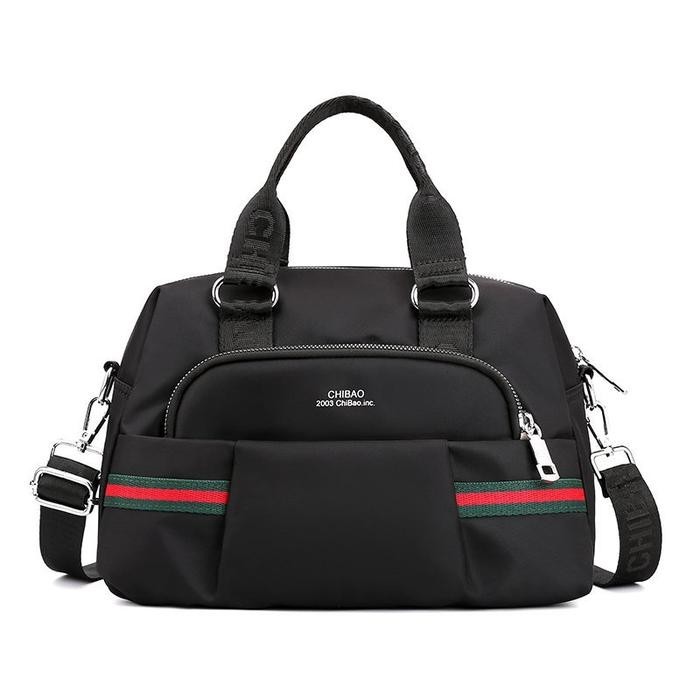 TAS SELEMPANG WANITA IMPORT CHIBAO 0258# - HITAM